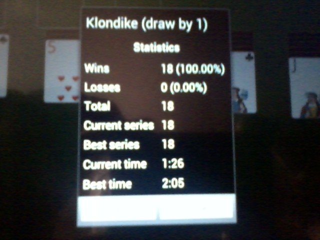 100% accuracy in Klondike